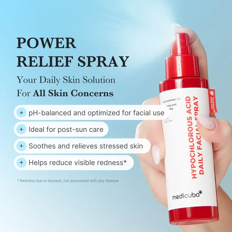 [Medicuba Official]💥 Final Hours! Save 65% on Korean Skincare Favorite – Hypochlorous Power Relief SOS Spray – Limited Stock: 58 Bottles!