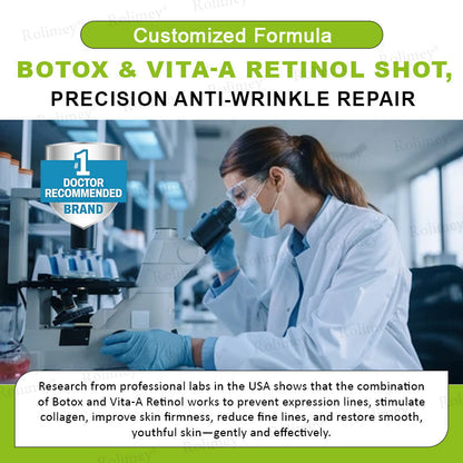 👩‍⚕️Made and shipped from the USA 💫Rolimey® Botox & Vita-A Retinol Shot Wrinkle-Lift Tightening cream - Last Day Promotion 70% OFF