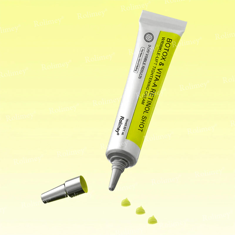 👩‍⚕️Made and shipped from the USA 💫Rolimey® Botox & Vita-A Retinol Shot Wrinkle-Lift Tightening cream - Last Day Promotion 70% OFF