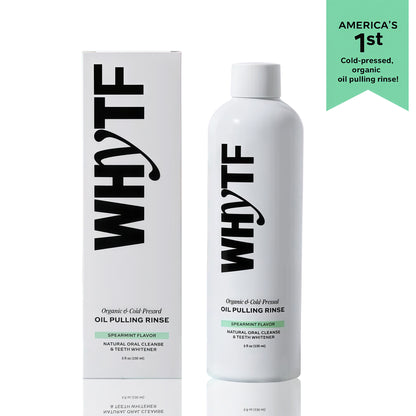 💍Last 3 hours 60% off：Spearmint Oil Pulling Rinse - Natural Whitening & All-Day Fresh Breath（upsell)）