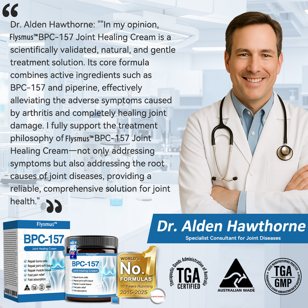 💧Flysmus™ BPC-157 Joint Healing Cream🦴Treats Arthritis, Neuropathy, Rheumatism, Sports Injuries & More👍