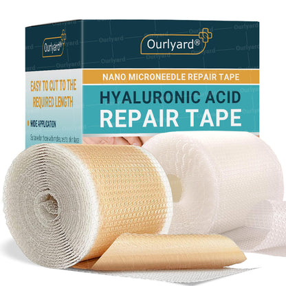 ❤︎Official Store |Ourlyard® Hyaluronic Acid Nano Microneedle Repair Tape🗽🎉(Treatment of old and new scars, reduction of surgical scars, stretch marks, keloids, acne, burns, warts, dermatomes and varicose veins) (upsell)