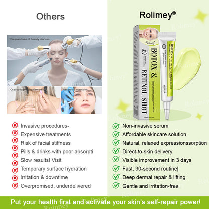 👩‍⚕️Made and shipped from the USA 💫Rolimey® Botox & Vita-A Retinol Shot Wrinkle-Lift Tightening cream - Last Day Promotion 70% OFF