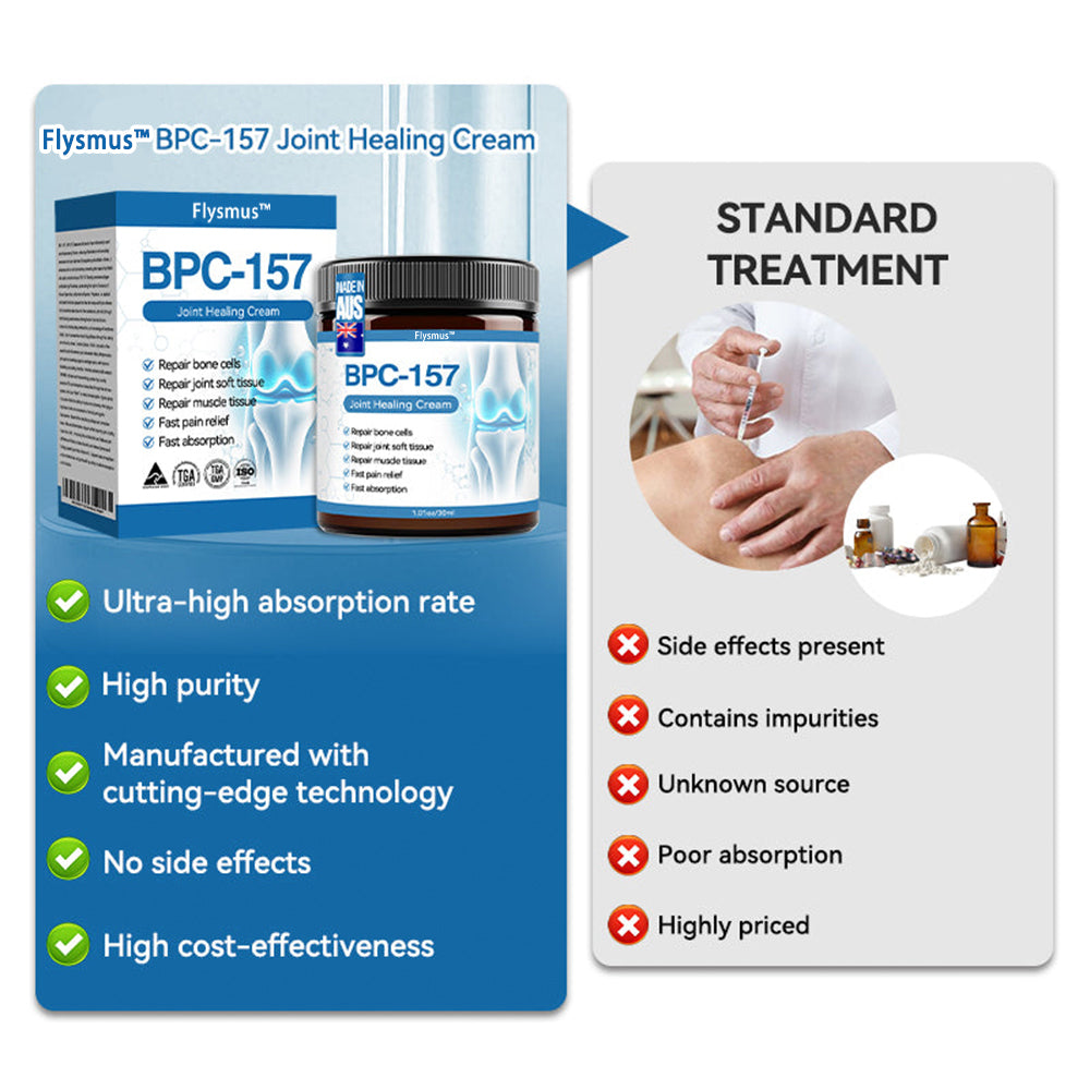 💧Flysmus™ BPC-157 Joint Healing Cream🦴Treats Arthritis, Neuropathy, Rheumatism, Sports Injuries & More👍